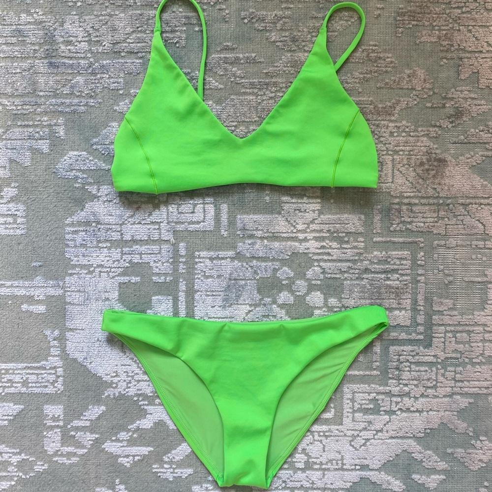 Left on Friday green bikini, small